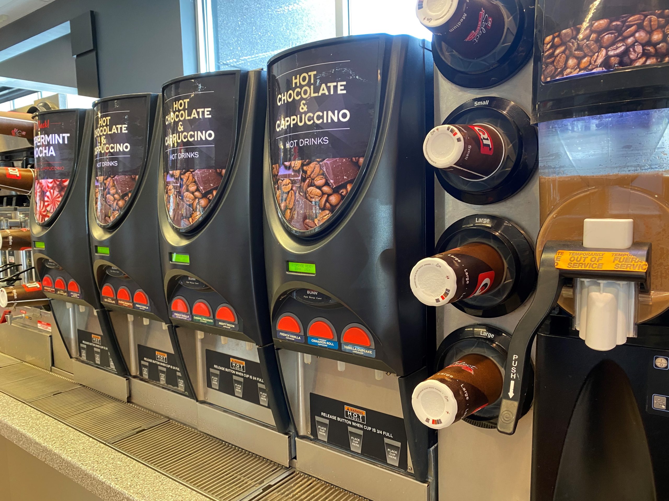Coffee Station at Gas Station