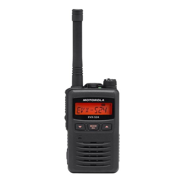 EVX-S24-Front-Black-Motorola Solutions Two-Way Radio