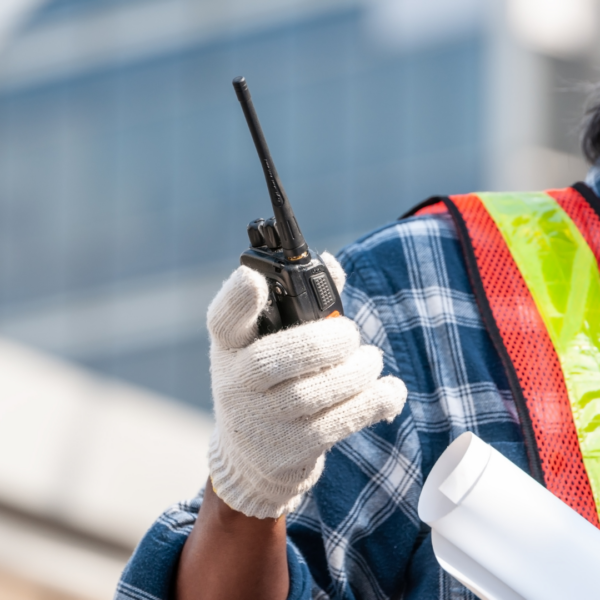 image of a construction site radio