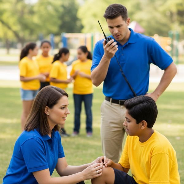 a child getting a bandaid